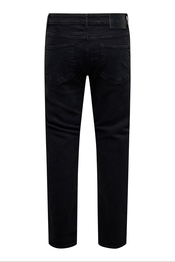 Only & Sons Jeans regular fit. black