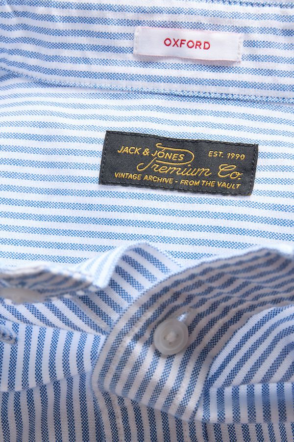 Jack & Jones 100% cotton Oxford shirt blue