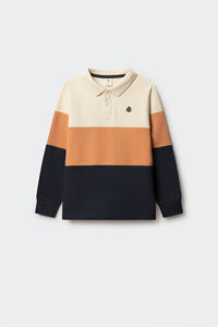 Springfield Kids Polo manga larga color block ni&ntilde;o