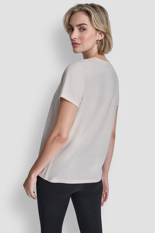 DKNY Logo T-shirt beige