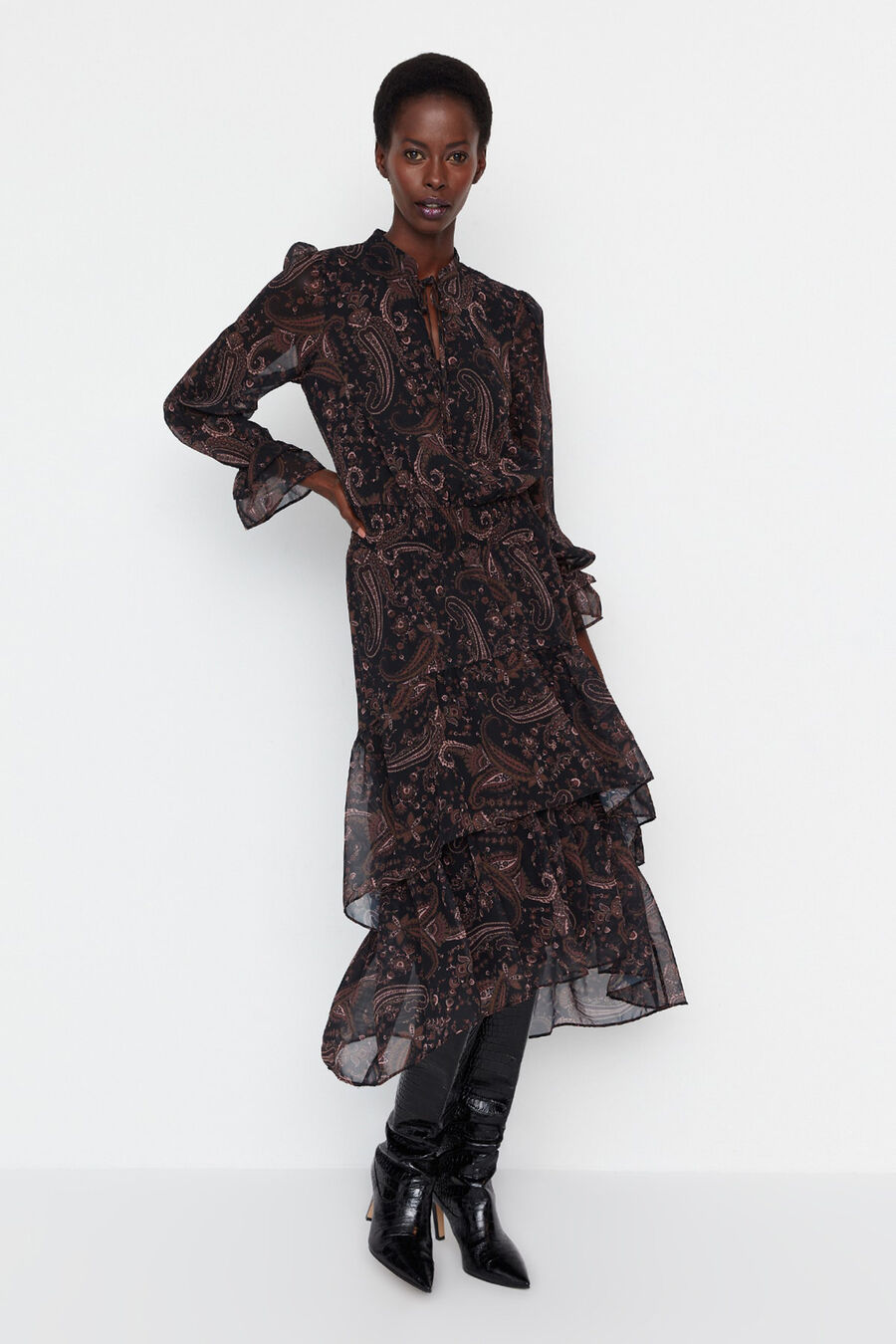 Vestido cuello halter