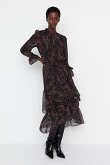 Trendyol Halterneck dress printed