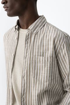 Tiffosi Camisa rayas blancas