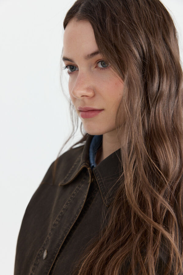 Springfield Oversize jacket with pockets nude
