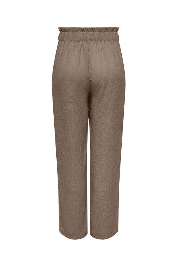 JDY Pantal&oacute;n largo ancho tostado