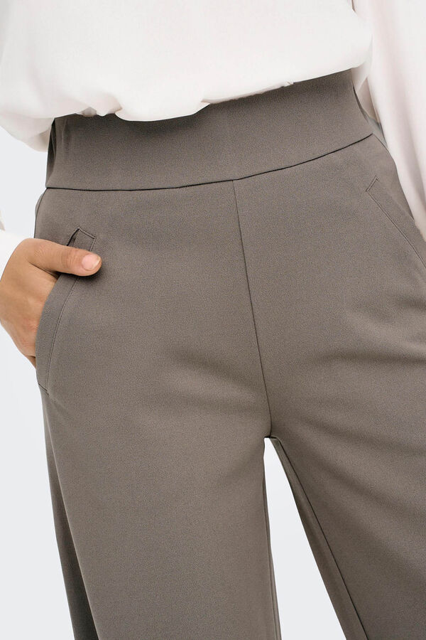 Springfield Pantalón ancho marrón claro