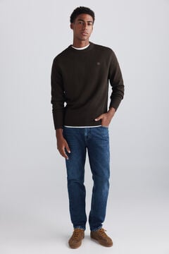 Springfield Dark wash slim fit jeans