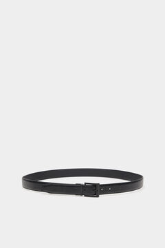 Springfield Reversible smart leather belt black