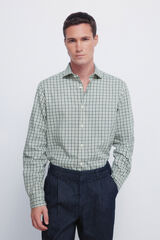 Springfield Small checkered shirt green