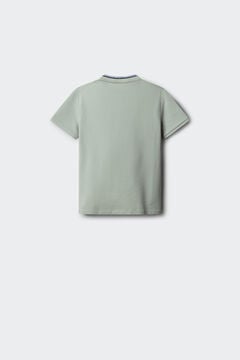 Springfield Kids Polo gola mao em chambray menino