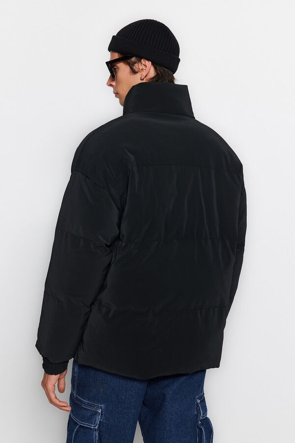 Trendyol Classic wool blend coat black