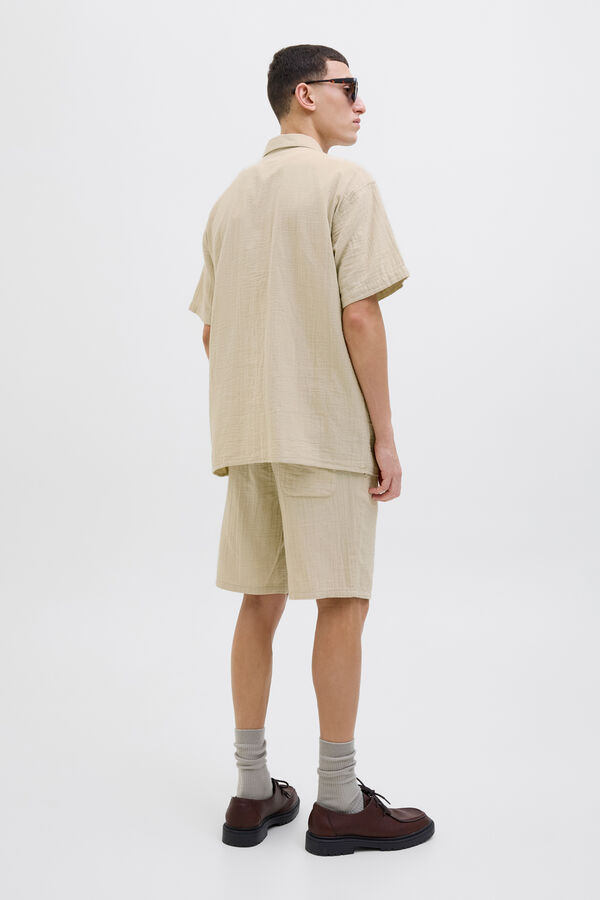 Jack & Jones Camisa regular fit beige