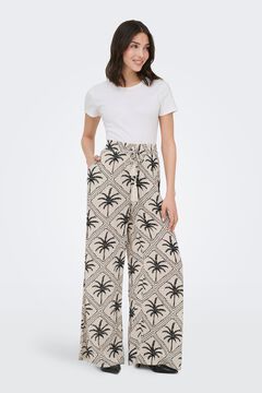 JDY Cal&ccedil;a larga estampada