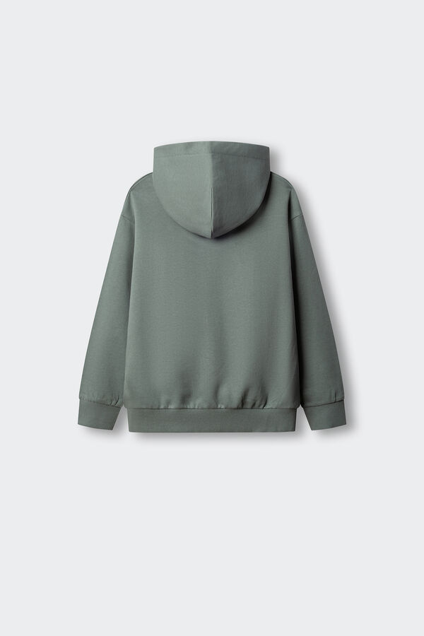 Springfield Kids Sudadera basica abierta ni&ntilde;o turquesa