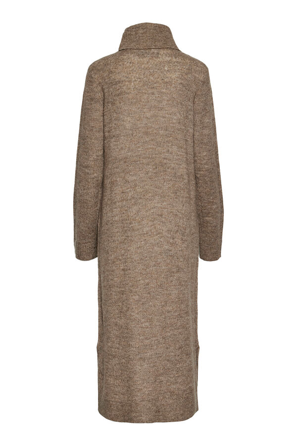 Pieces Long jersey-knit dress blue