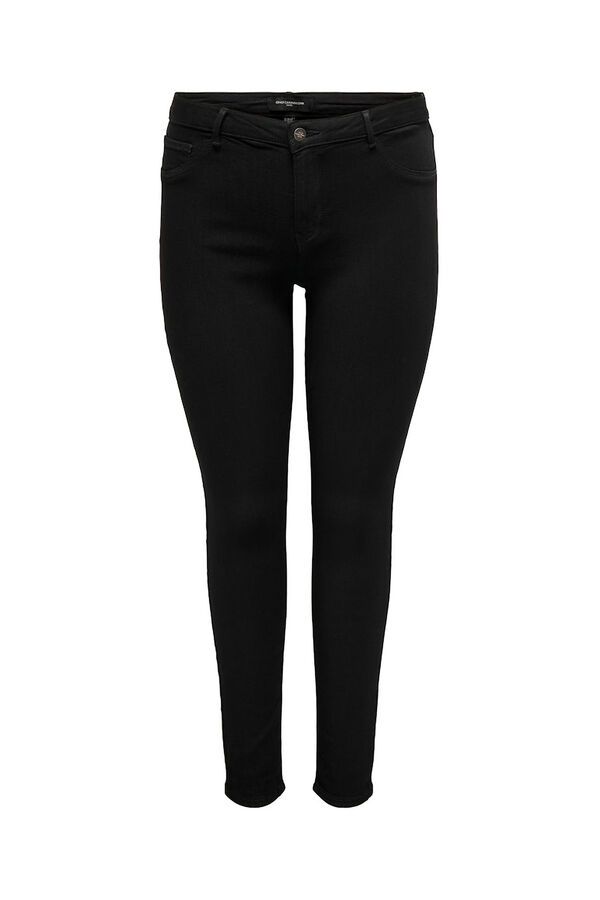 Only Carmakoma Jeans skinny talla grande negro