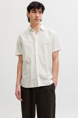 Camisa regular fit lino