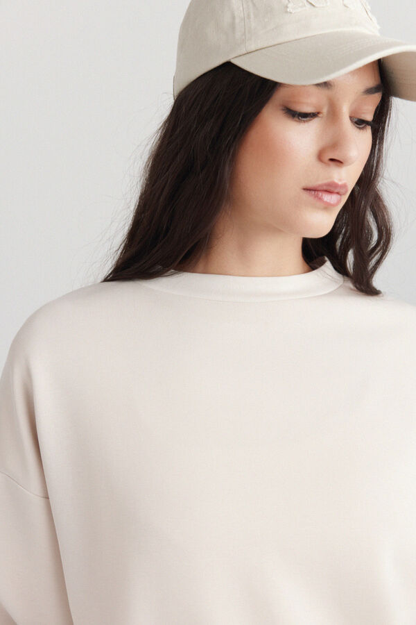 Springfield Soft touch sweatshirt beige