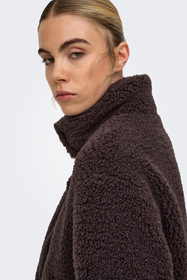 Only Sweatshirt teddy castanho