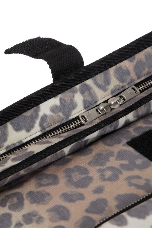 Roxy Mochila de bombazina estampada castanho