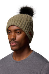 Columbia Winter Blur&trade; II Unisex Beanie with Pom-Pom beige