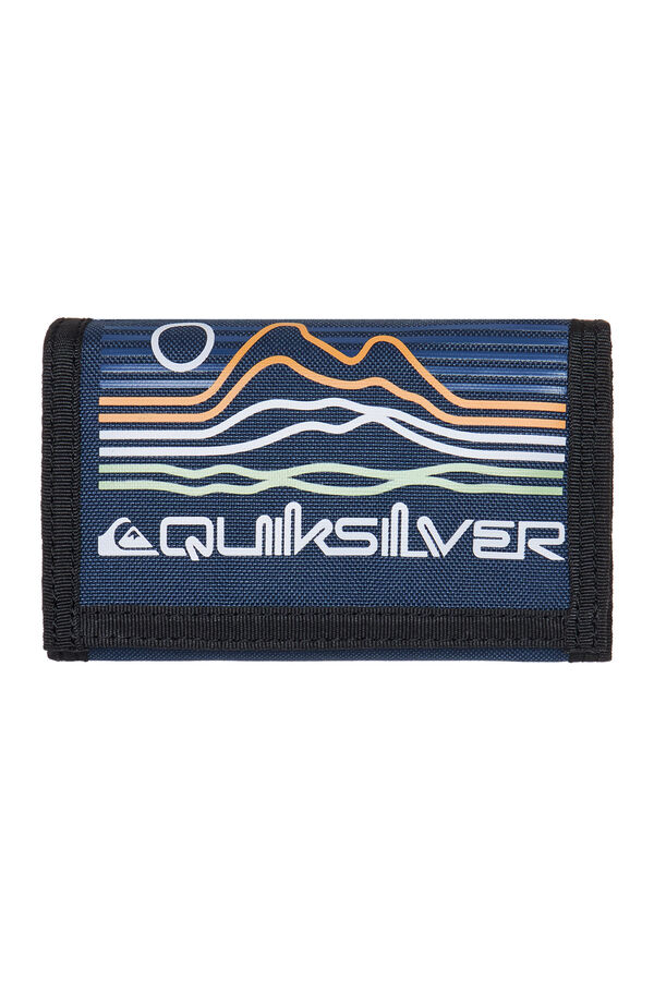 Quiksilver The Everydaily - Cartera de triple hoja para hombre azul