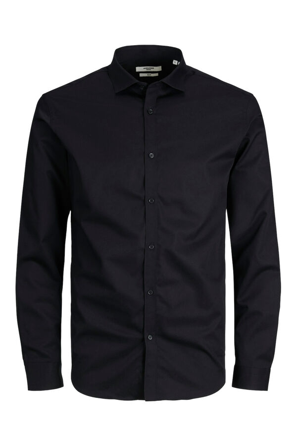 Jack & Jones classic slim fit shirt black