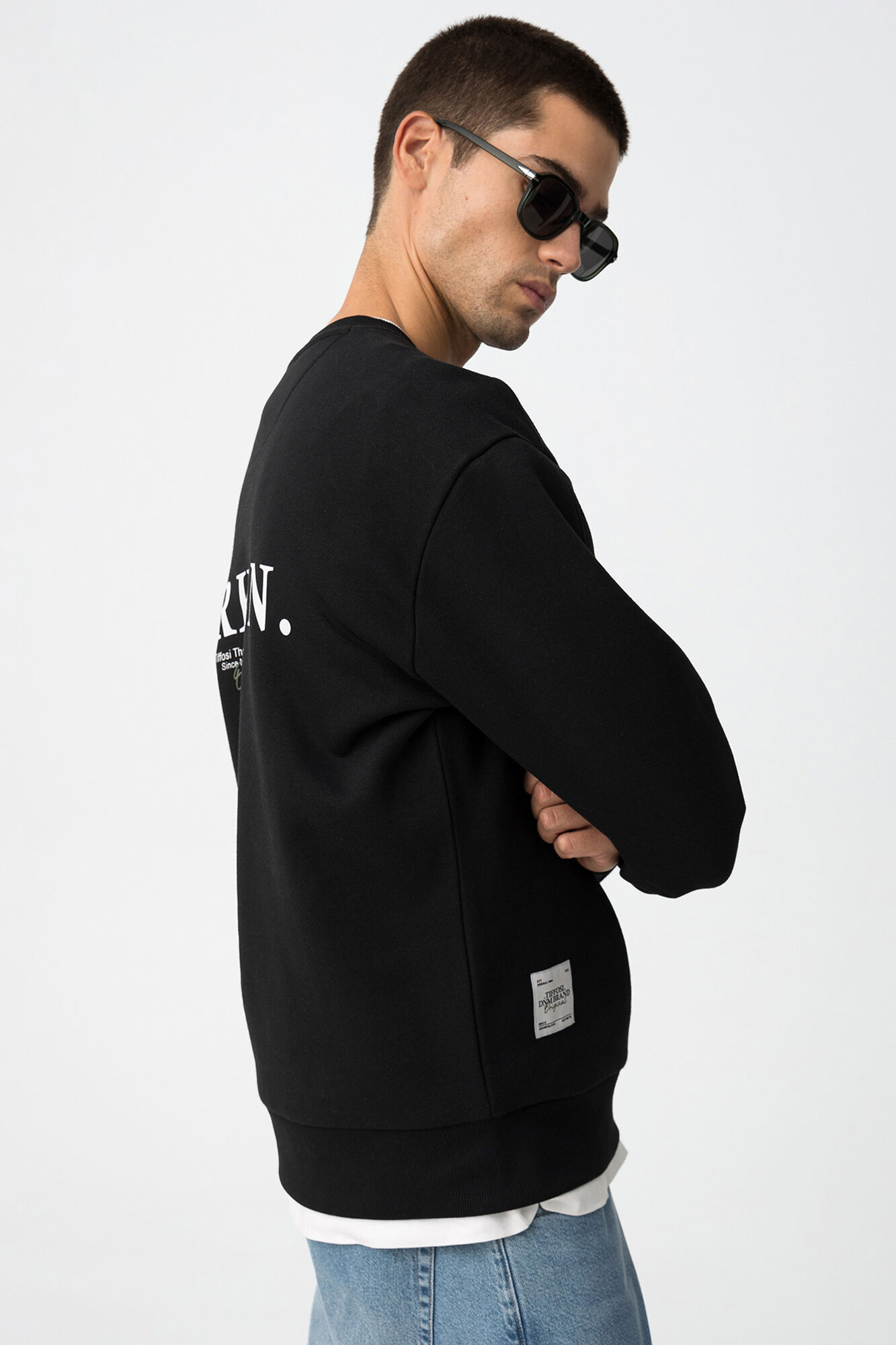 Tiffosi Sweatshirt Relaxado com Aplique