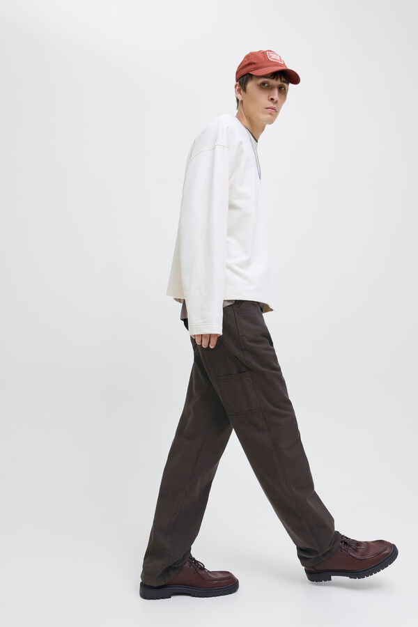 Jack & Jones Denim cargo trouser black