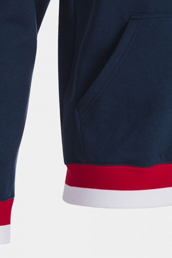 Springfield Navy and red Confort li hooded jacket navy