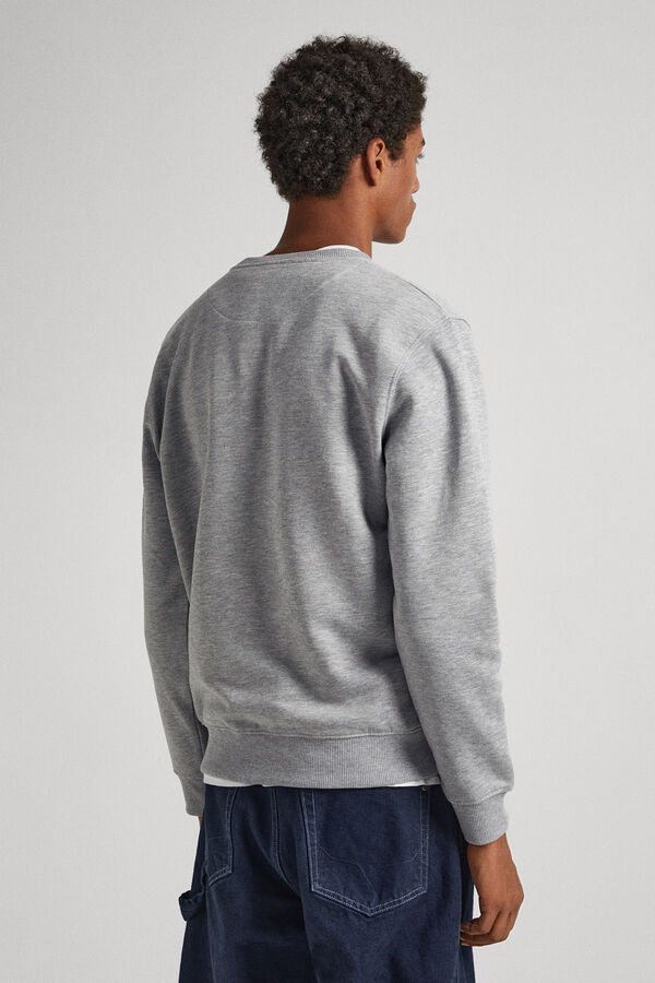 Springfield 3D logo print sweatshirt grey