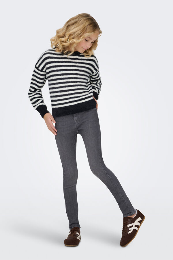 Only Girls Skinny Jeans grey