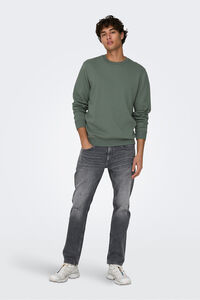 Only & Sons Sweatshirt Rundhalsausschnitt