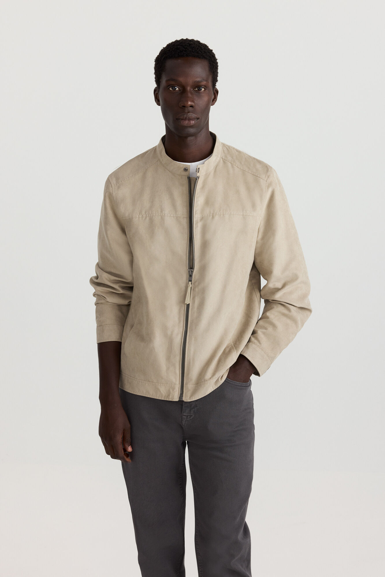 Springfield Faux suede jacket