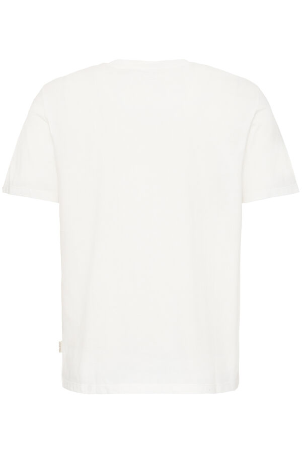 Blend T-shirt Manga Curta Print  branco