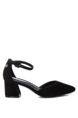 Refresh Sapato Feminino Camur&ccedil;a Bege preto