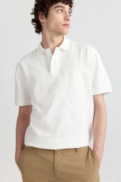 Springfield Slim fit structure polo shirt