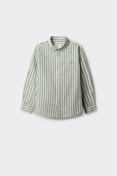 Springfield Kids Camisa de crian&ccedil;a em algod&atilde;o slub