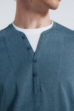 Springfield long sleeve Henley T-shirt