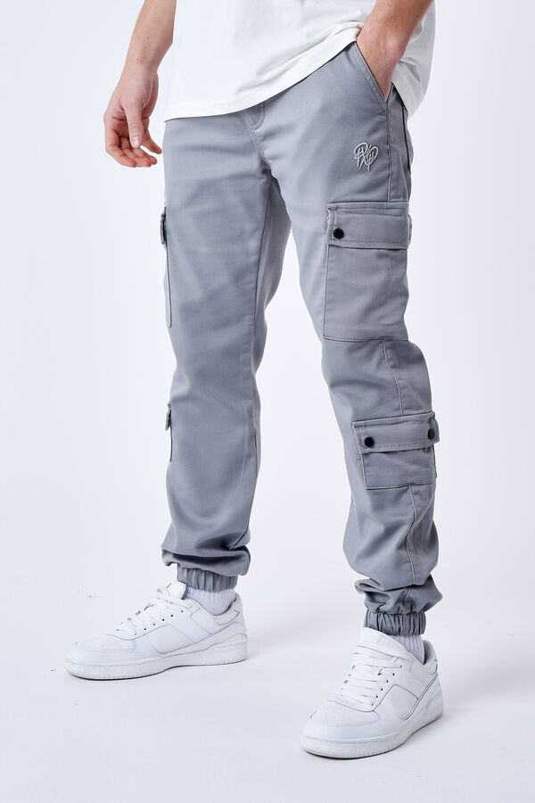Project X Paris PANTAL&Oacute;N CARGO MULTI BOLSILLOS gris