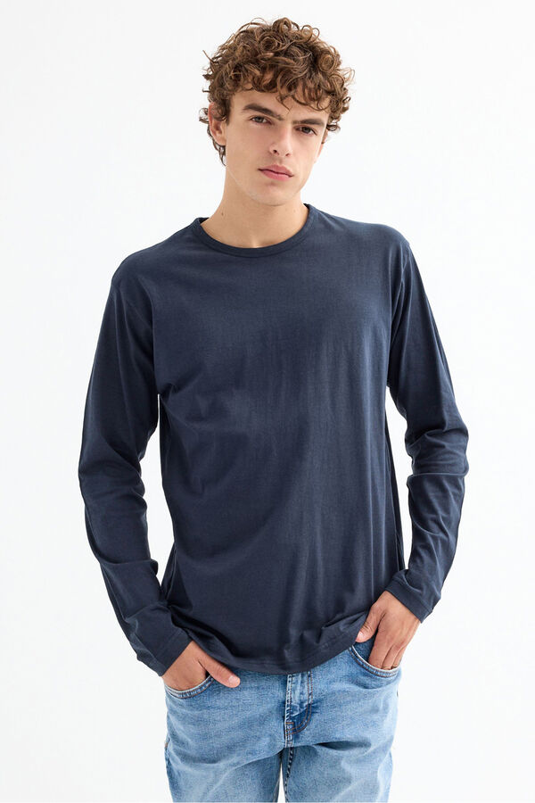 Inside Camiseta B&aacute;sica Colores azul