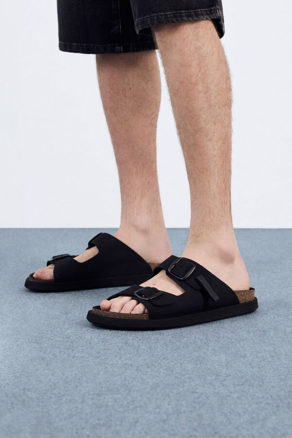 D.Franklin Vibe Sandal Buckle Sandal black