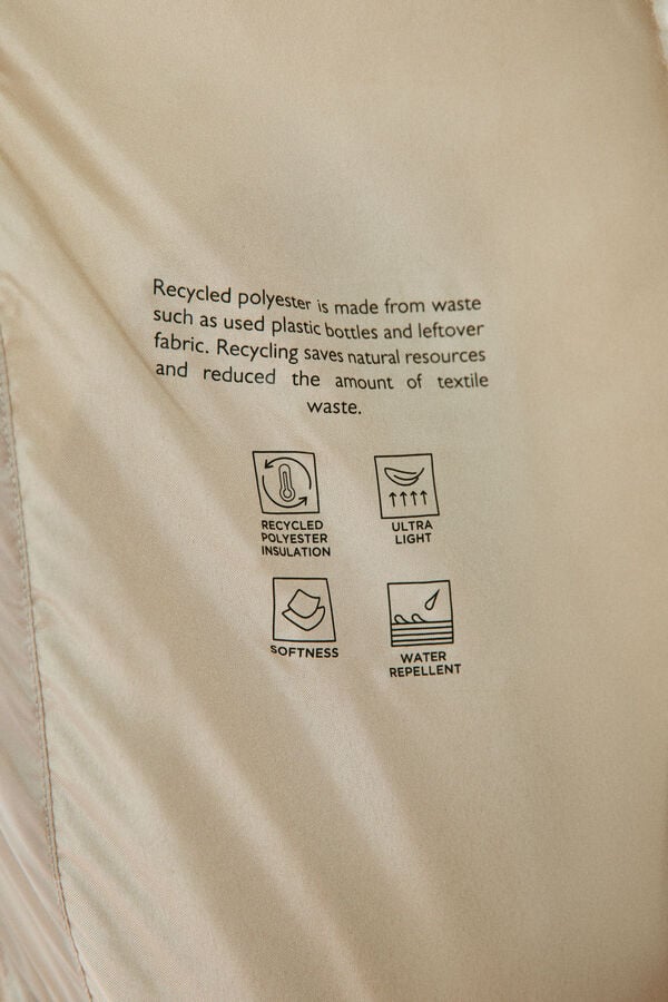 Springfield Colete Acolchoado Poli&eacute;ster Reciclado cru