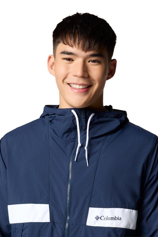 Columbia Hooded windbreaker blue