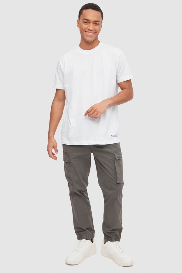 Inside Basic T-Shirt Weiß