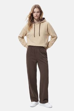Pieces Sudadera con capucha estampada