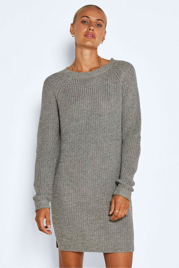 Noisy May Kurzes Strick-  Grau