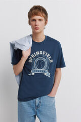 Springfield Sport logo T-shirt blue