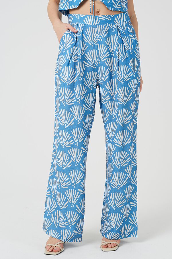 Brave Soul Pantal&oacute;n palazzo estampado estampado