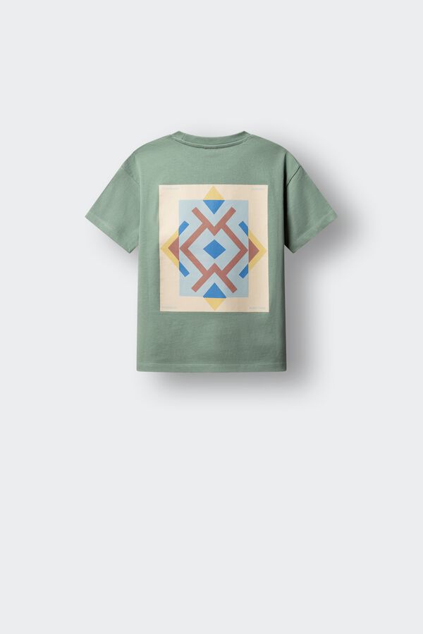 Springfield Kids Camiseta Etnica ni&ntilde;o verde